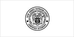 New Jersey Supreme Court | Certified Attorney | Seal Of The Supreme Court Of New Jersey | Liberty And Prosperity | 1776