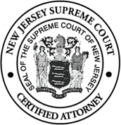 New Jersey Supreme Court | Certified Attorney | Seal Of The Supreme Court Of New Jersey | Liberty And Prosperity | 1776